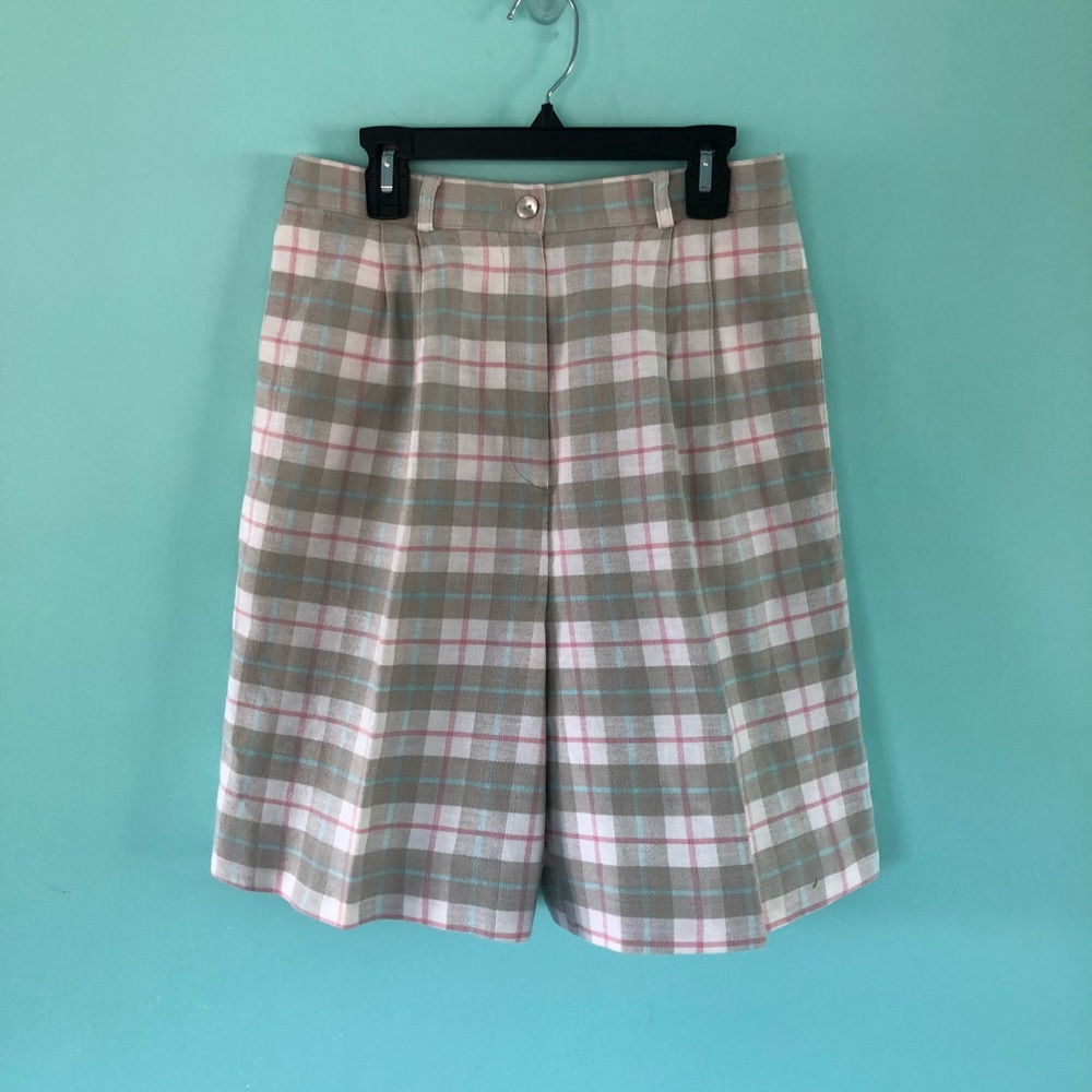 Vintage Plaid Shorts